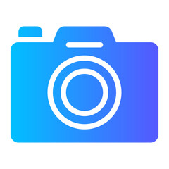 photo camera gradient icon
