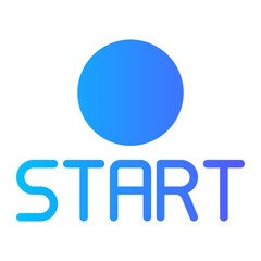 start here gradient icon