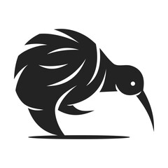 Kiwi Bird Logo template Isolated. Brand Identity. Icon Abstract Vector graphic