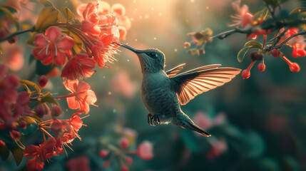 A hummingbird that can time travel, witnessing the world's greatest events in a blink.