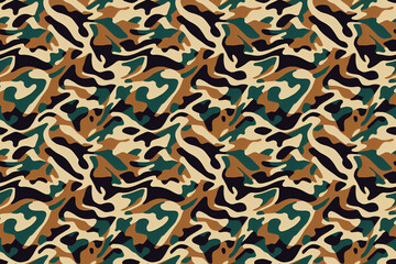 Camouflage Chic: Abstract Nature Concealment