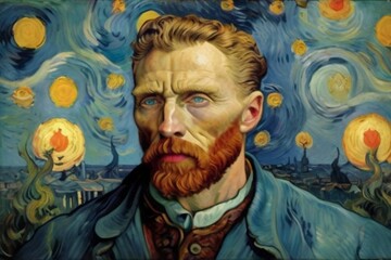 Fototapeta na wymiar Van Gogh painting