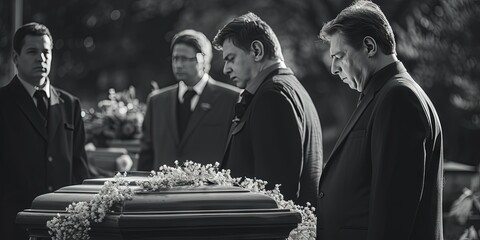 Wake for the recently deceased. These memorial services at the gravesite celebrate the life and death of family 