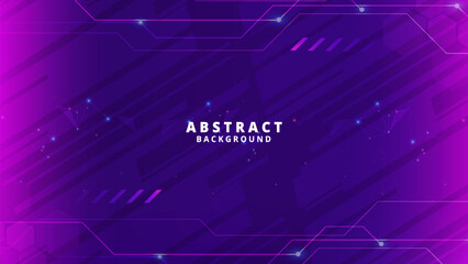 Obraz premium Gradient Digital technology background. Network connection dots and lines. Futuristic background for various design projects such as websites, presentations, print materials, social media posts