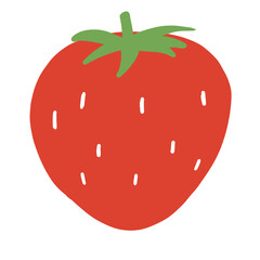 Very sweet, fresh strawberries from the farm.