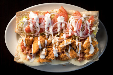 Chicken bacon ranch sandwich