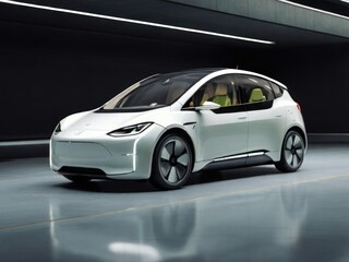 Fototapeta na wymiar The EV Car to the future