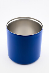 blue iron food container for camping and tourism