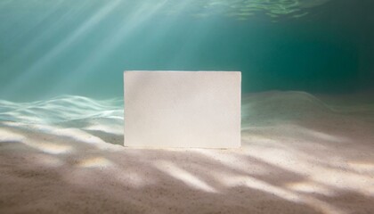 海の底のメッセージカード