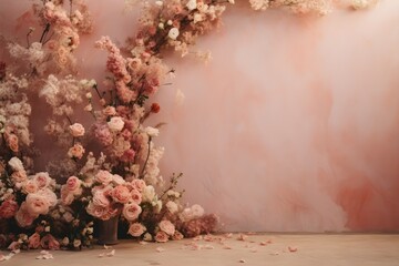 Wedding background simple with generate AI