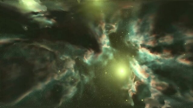 cosmos universe deep space abstract animated background