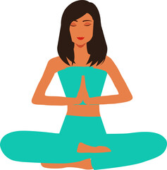 Meditation vector