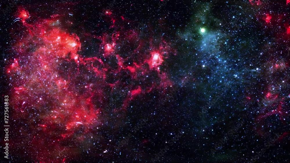 Wall mural cosmos universe deep space abstract animated background