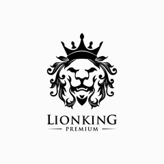 lion king vector logo