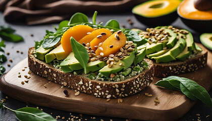 Healthy Avocado Toast for Breakfast or Lunch