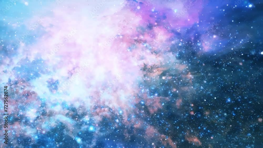 Wall mural cosmos universe deep space abstract animated background