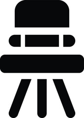 Rounded Filled Baby Desk Icon