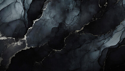 Abstract black alcohol ink art background