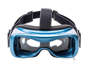 Virtual reality headset isolated on white background.