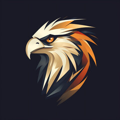The simple logo uses an illustration of an eagle's head with a sharp beak