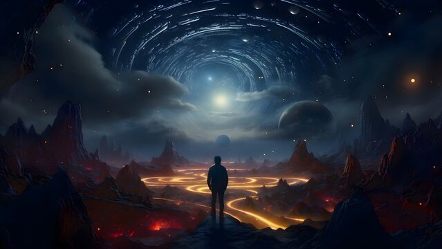 Cosmic galaxy landscape exploration