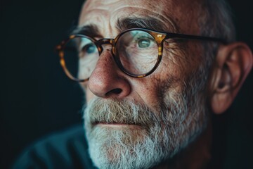 Man wearing glasses, profile picture.