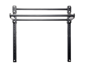 Exercise Wall mounted pull up bar isolated on white background.