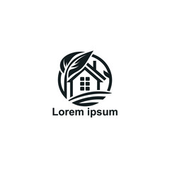 Fototapeta premium real-estate logo for real estate business