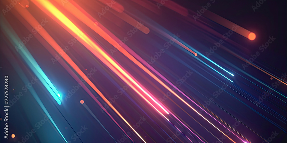 Aufkleber abstract a colorful background with bright lights , blockchain network concept , distributed registe