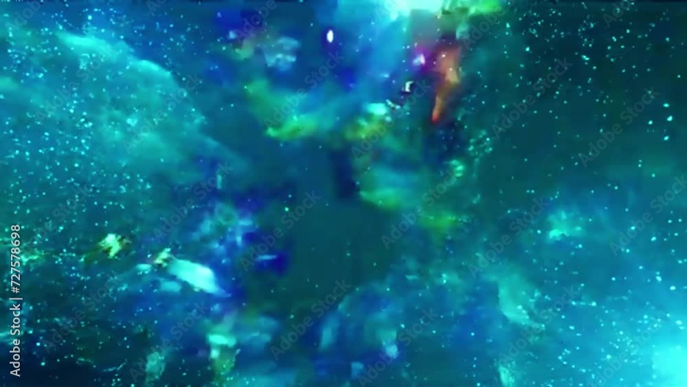 Poster space universe motion animation abstract background