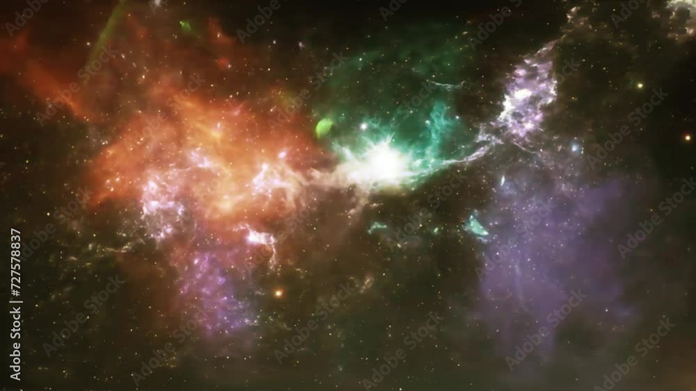 Poster space universe motion animation abstract background