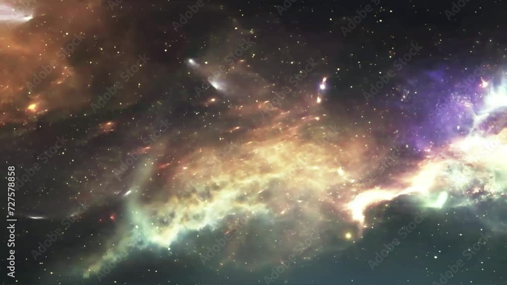 Poster space universe motion animation abstract background