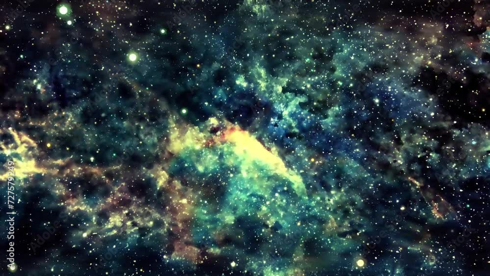 Wall mural space universe motion animation abstract background