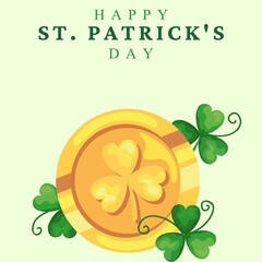 Happy St. Patrick's day background,St. Patrick's day. Greeting card