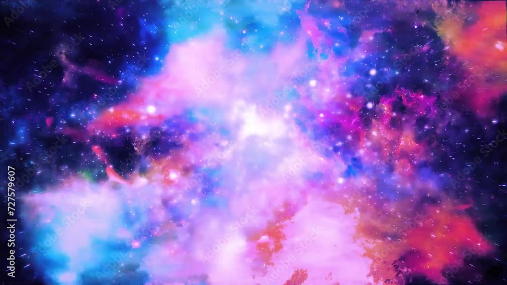 Wall mural space universe motion animation abstract background