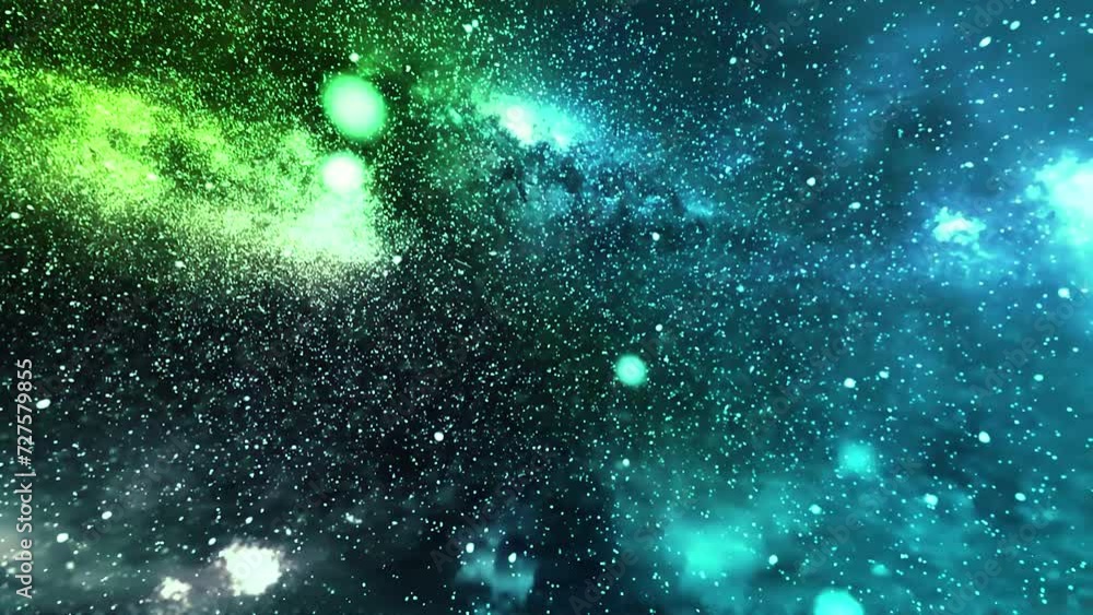 Wall mural space universe motion animation abstract background