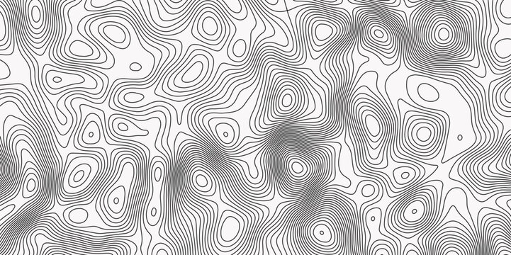 Map in Contour Line Light topographic topo contour. Topographic Map topo. Topographic background and texture, monochrome image. 3D waves. Marble texture with natural pattern.
