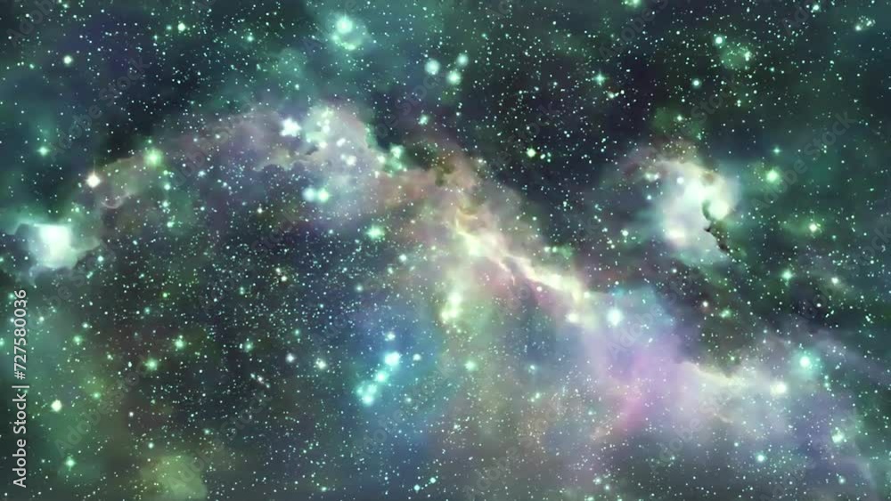 Wall mural space universe motion animation abstract background