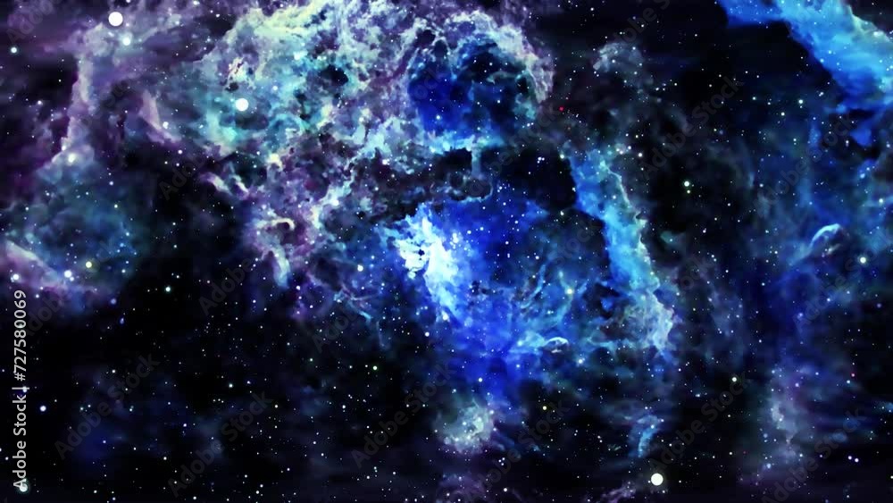Wall mural space universe motion animation abstract background