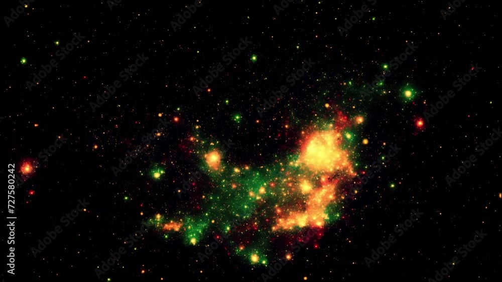 Canvas Prints space universe motion animation abstract background