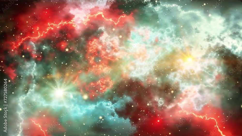 Wall mural space universe motion animation abstract background