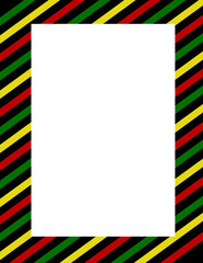 Red, green, yellow frame template