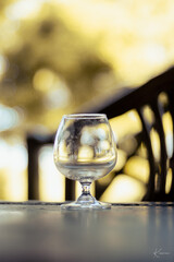 two glasses of champagne on the table