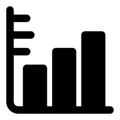 grapich graph outline icon