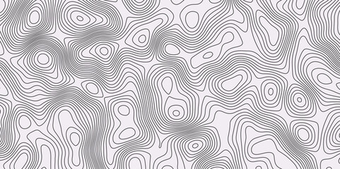 Map in Contour Line Light topographic topo contour map. And Ocean topographic line map with curvy wave isolines vector Natural printing illustrations of maps Abstract Geometric background. 