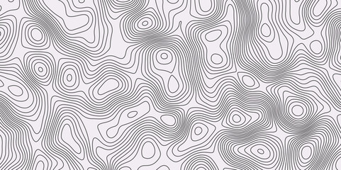 Map in Contour Line Light topographic topo contour map. And Ocean topographic line map with curvy wave isolines vector Natural printing illustrations of maps Abstract Geometric background. 