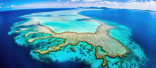 Fototapeta na wymiar Great Barrier Reef underwater photographers and ocean lovers delight in vibrant sea life.