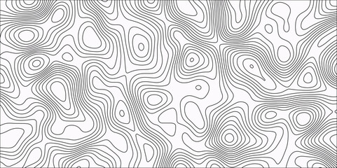 Map in Contour Line Light topographic topo contour map. And Ocean topographic line map with curvy wave isolines vector Natural printing illustrations of maps Abstract Geometric background. 