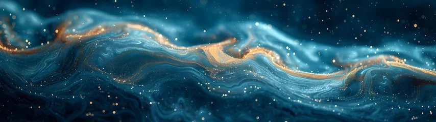 Fotobehang A Painting of a Wave in the Ocean © Daniel