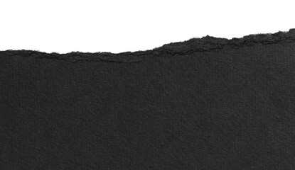 torn black pages with uneven texture edges. set of ripped black paper sheets png isolated on...